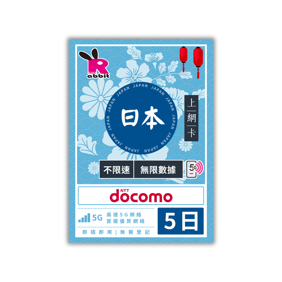 Japan Full-Speed Unlimited Data #Docomo